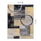 World Rug Gallery Contemporary Abstract Circle Design Soft Area Rug 5'3'' x 7'3'' Yellow 307YELLOW5X8 - alternate 2